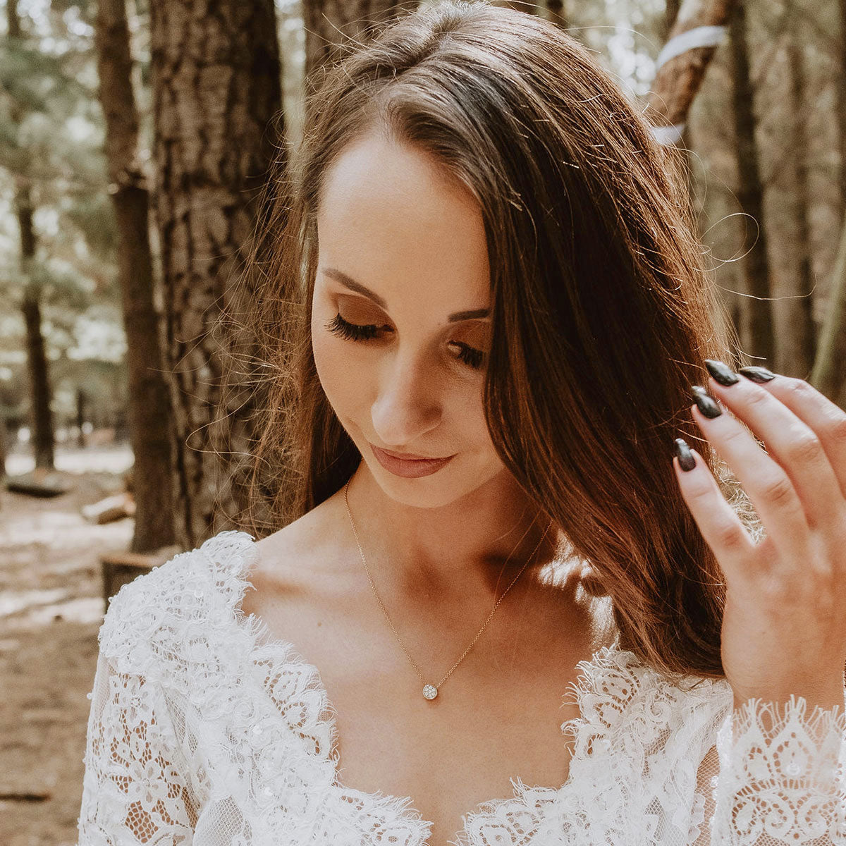 9k Yellow Gold Chic Diamond Pendant