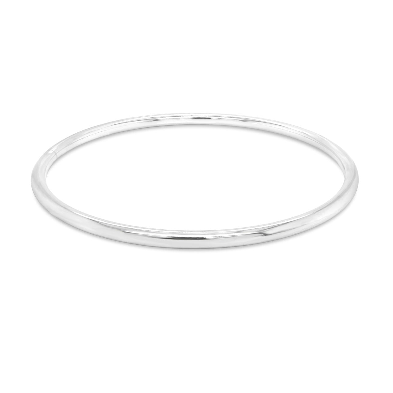 Sterling Silver Small All Round 3mm Bangle