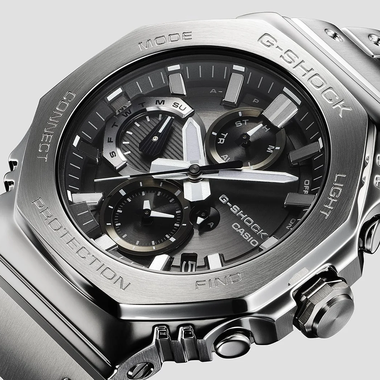 G-Shock Stainless Steel & Black Chronograph Watch - GMCB2100D-1A