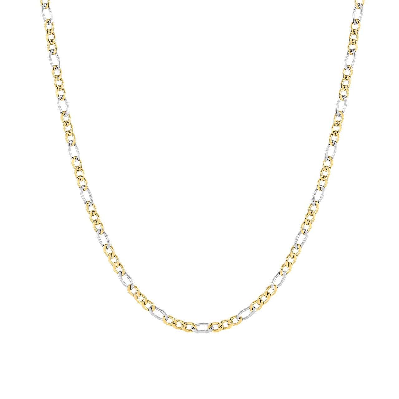 B-Yond Necklace 028939/031 Gold, S/Steel Small Curb Chain