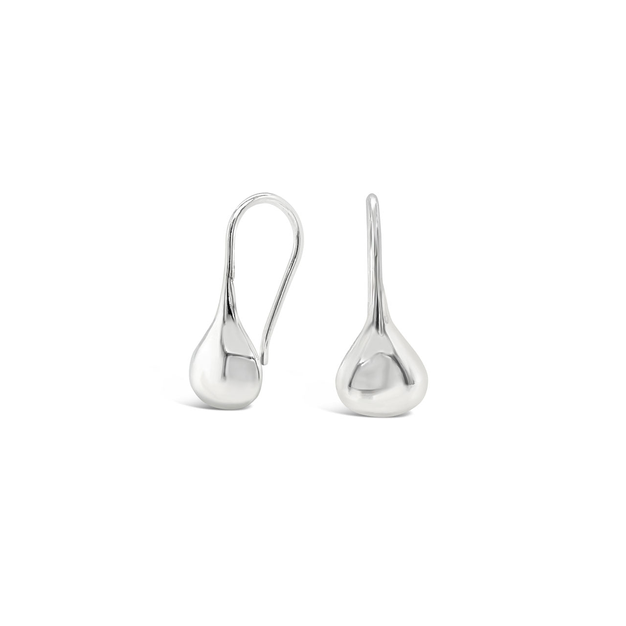 Sterling Silver Small Teardrop Hook Earrings