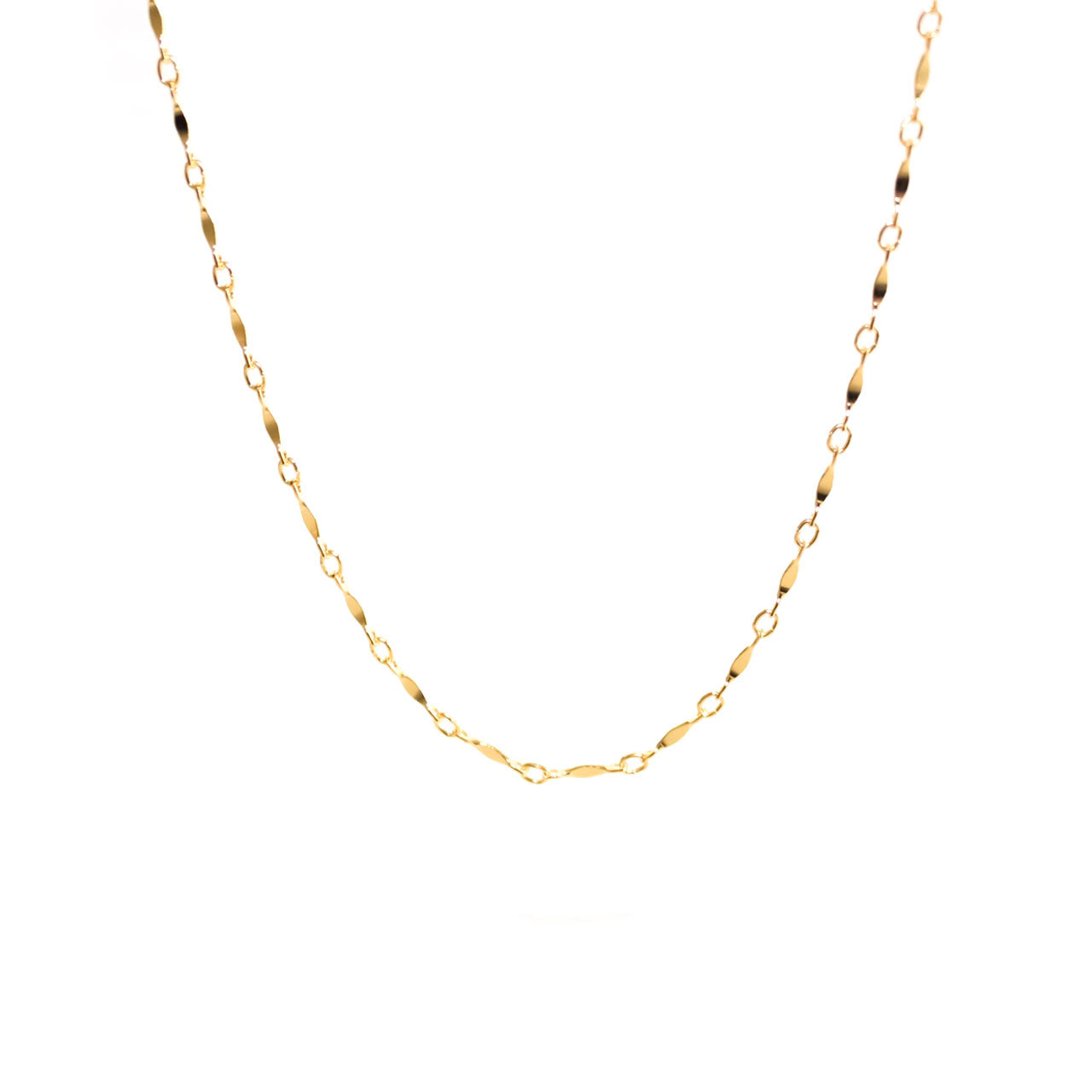 14/20 Gold Filled Chain 1:1 Fancy Figaro 45cm Chain