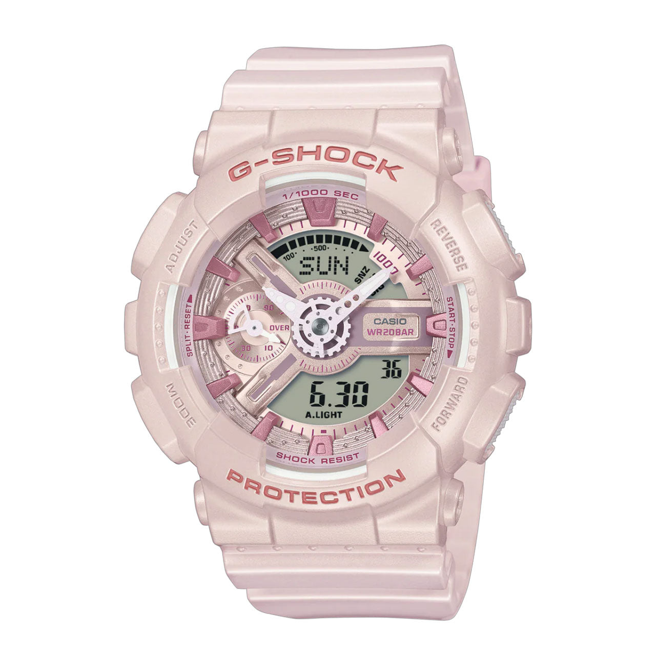 G-Shock - Womans Series Pink Duo Watch - GMAS110ST-4A