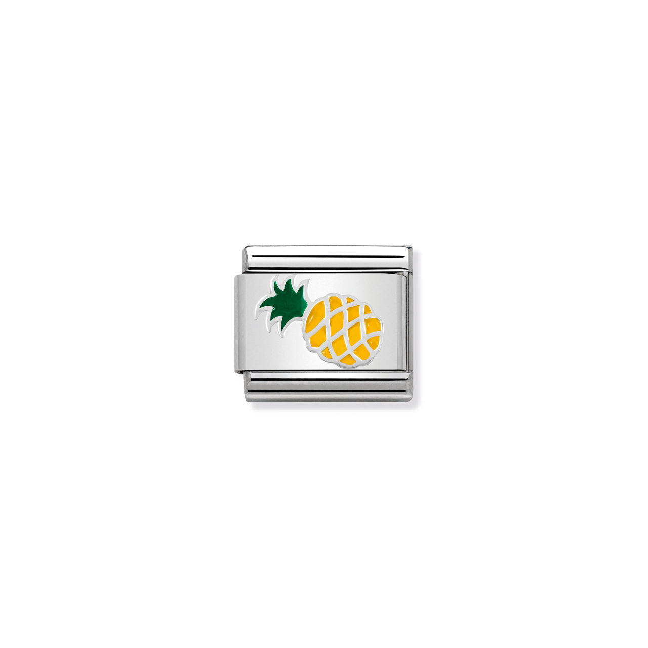 Composable Classic Link 330202/45 Pineapple in Silver & Enamel