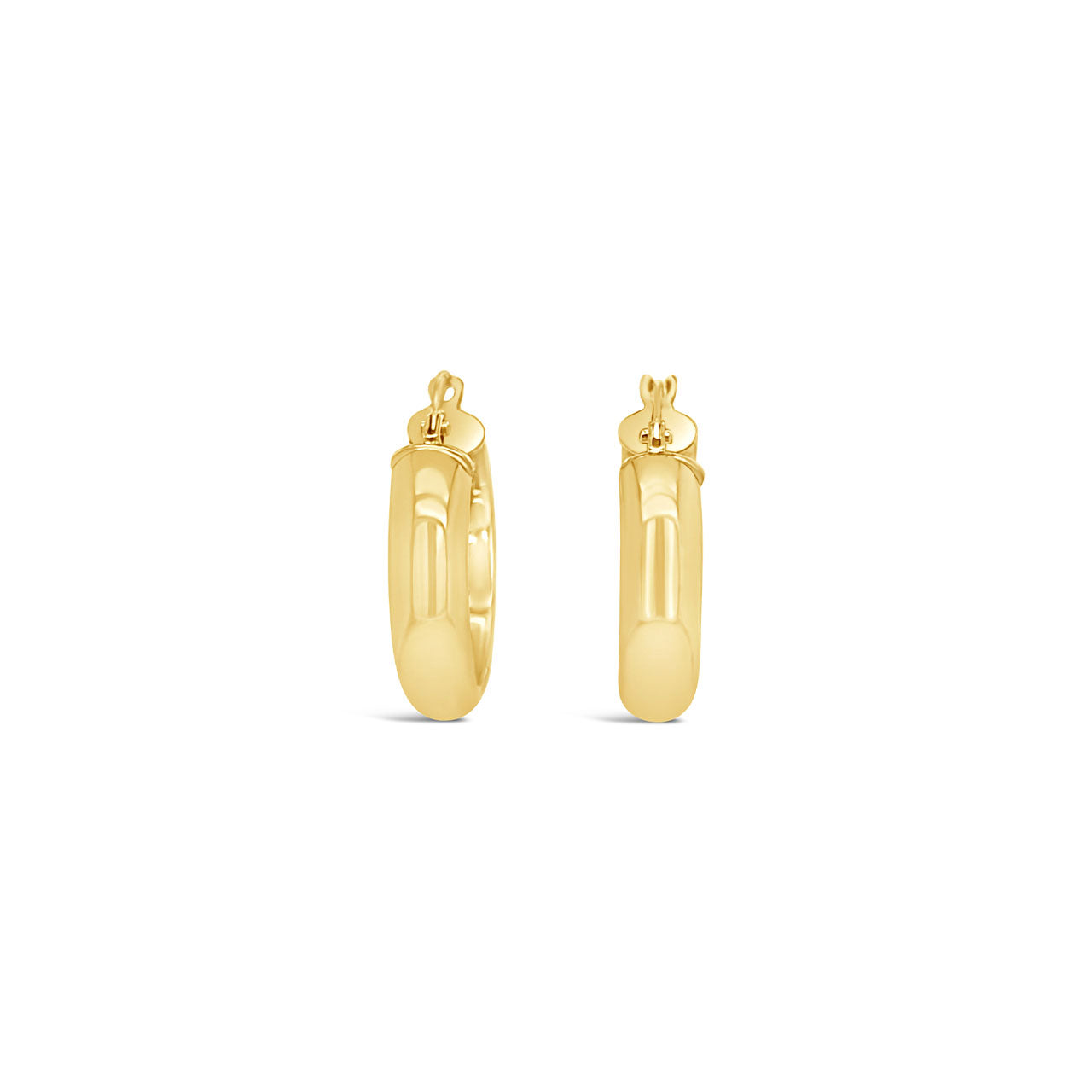 9k Yellow Gold 15mm Creole Hoop Earrings