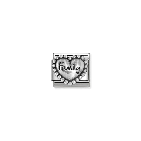 Composable Classic Link 330101/84 Family Heart In 925 Silver