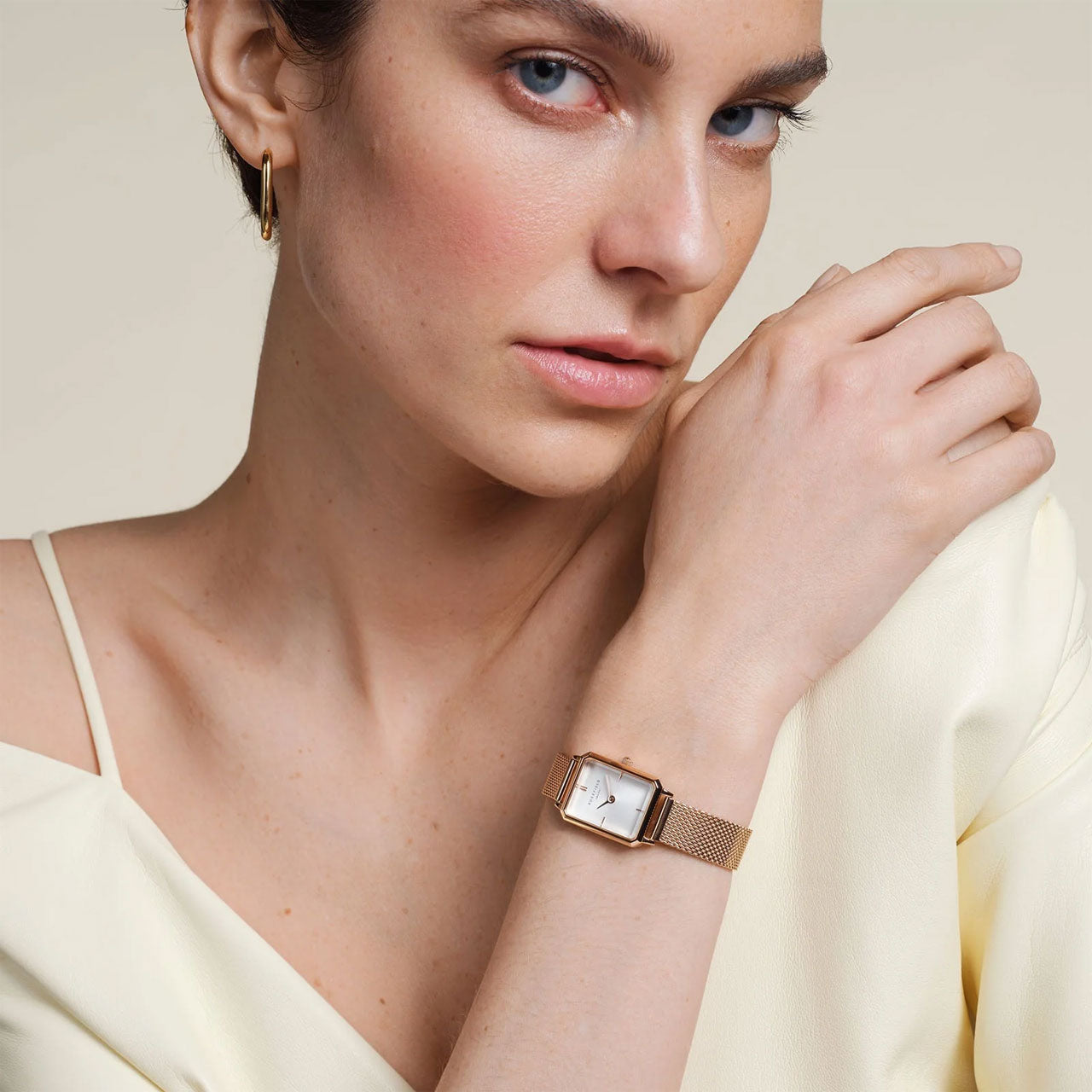 Octagon XS Mesh Rose Gold