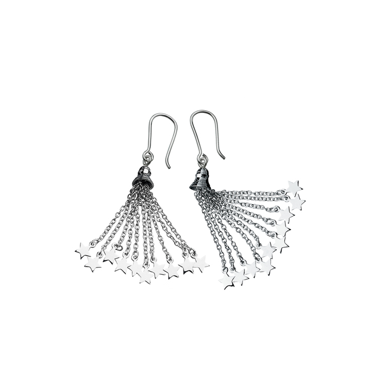 Sterling Silver Bell Hook Earrings