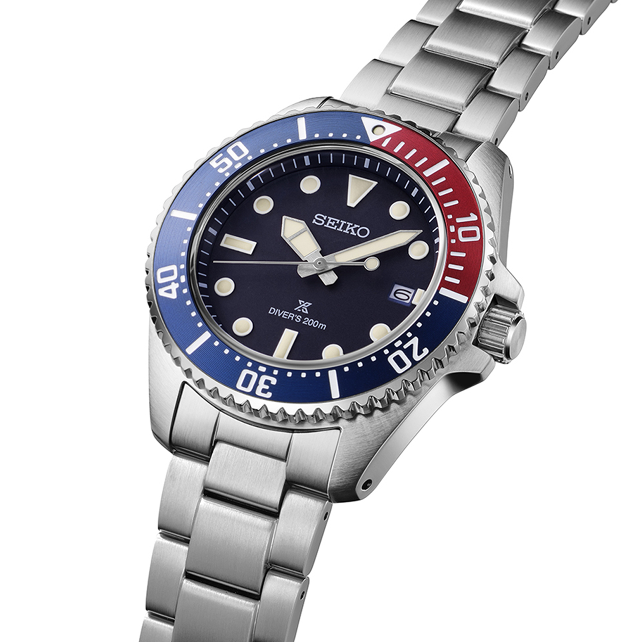 Seiko - SNE595P Prospex 'Pepsi' Solar Divers Watch