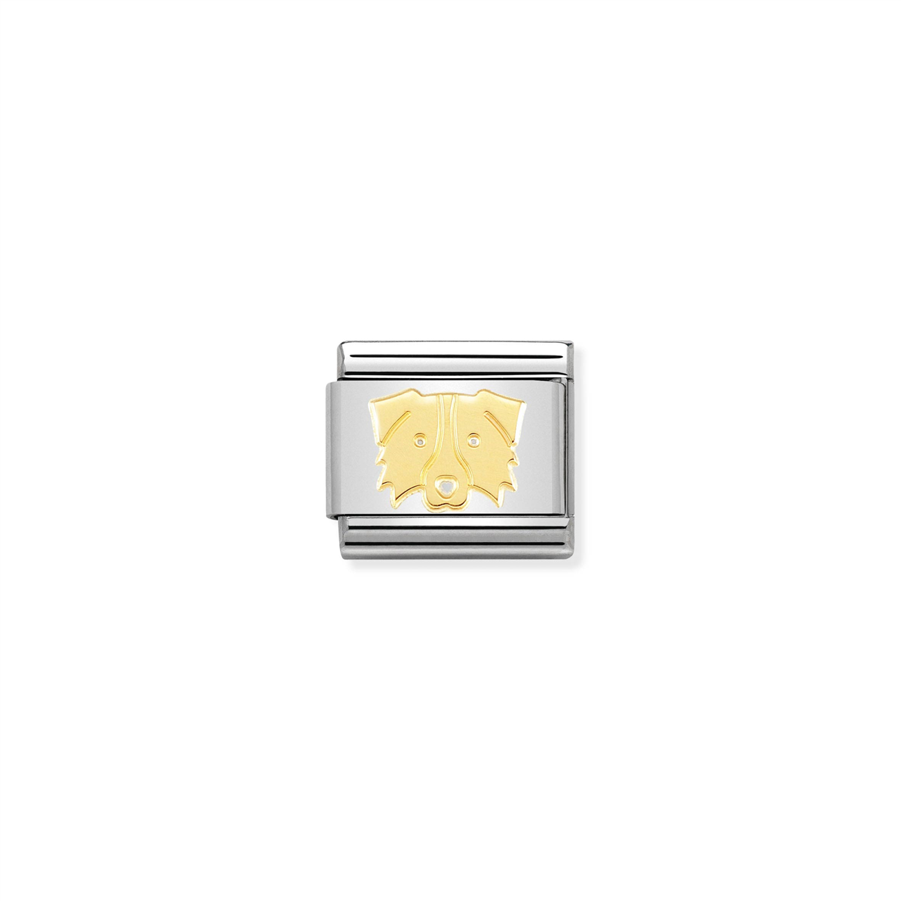 Composable Classic Link 030162/59 with Border Collie in 18k Gold