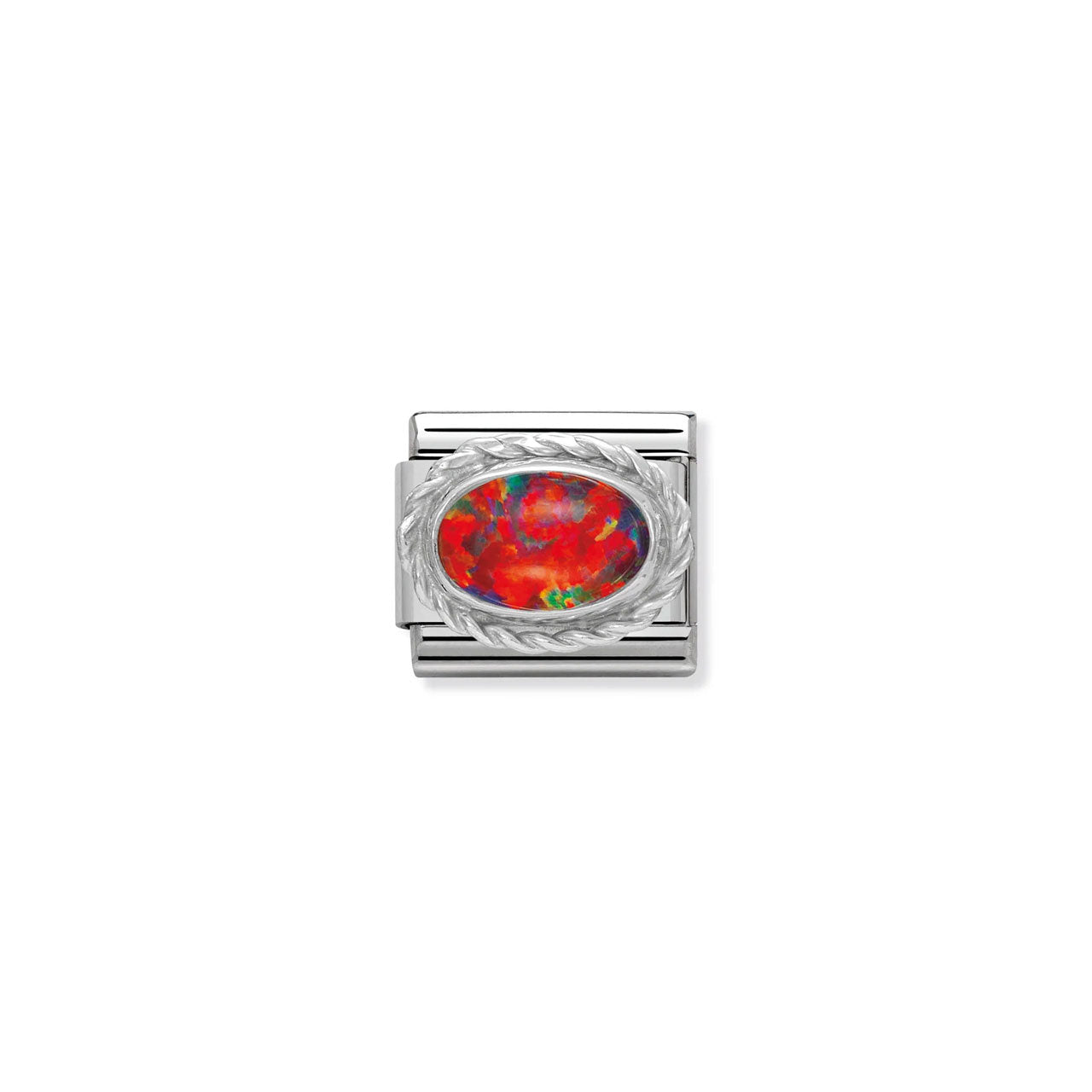 Composable Classic Link 330503/08 Red Opal Stone In 925 Silver