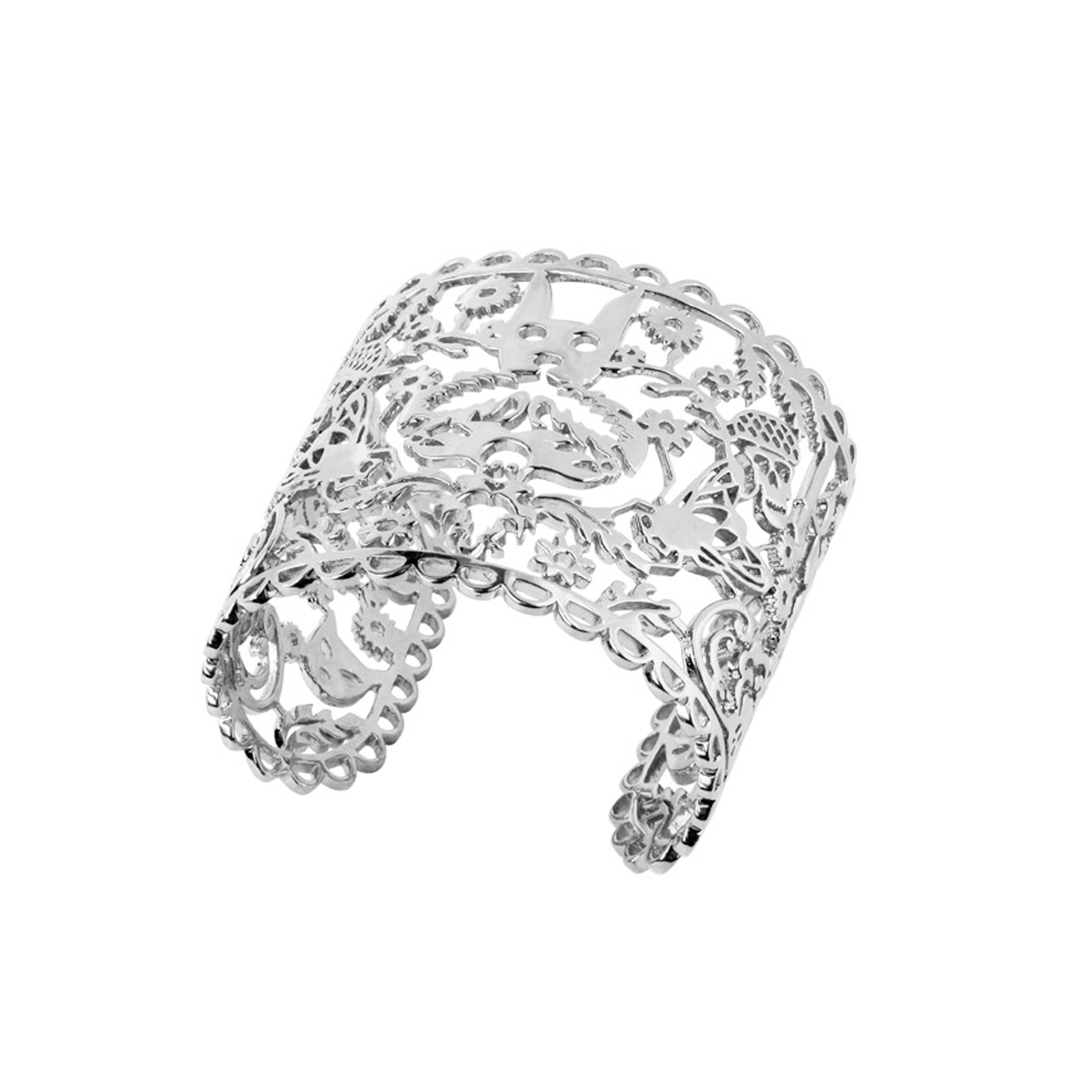 Sterling Silver Filigree Cuff