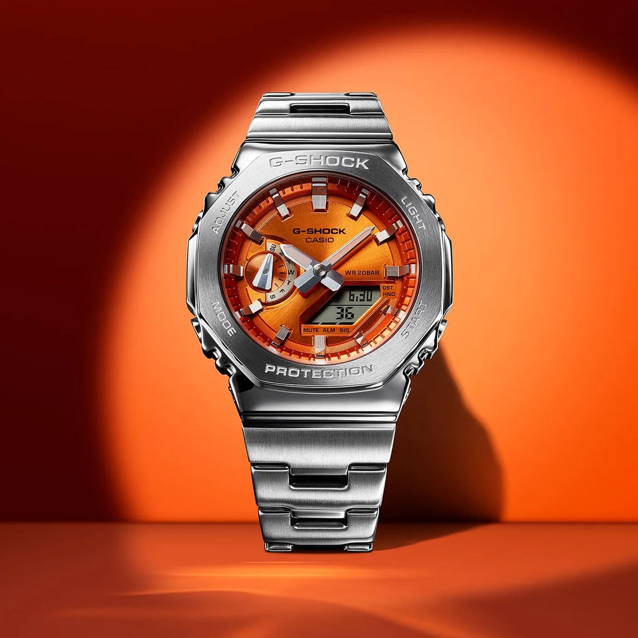 G-Shock Metal Covered 2100 Series - Orange - GM2110D-4A