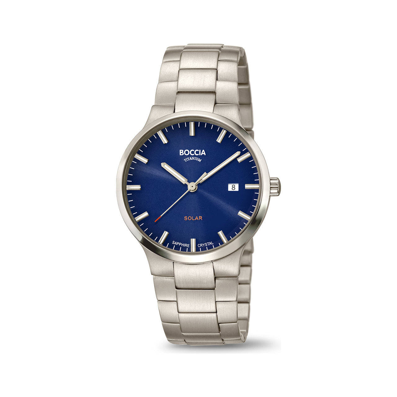3652-02 - Mens Solar Titanium Dress Watch