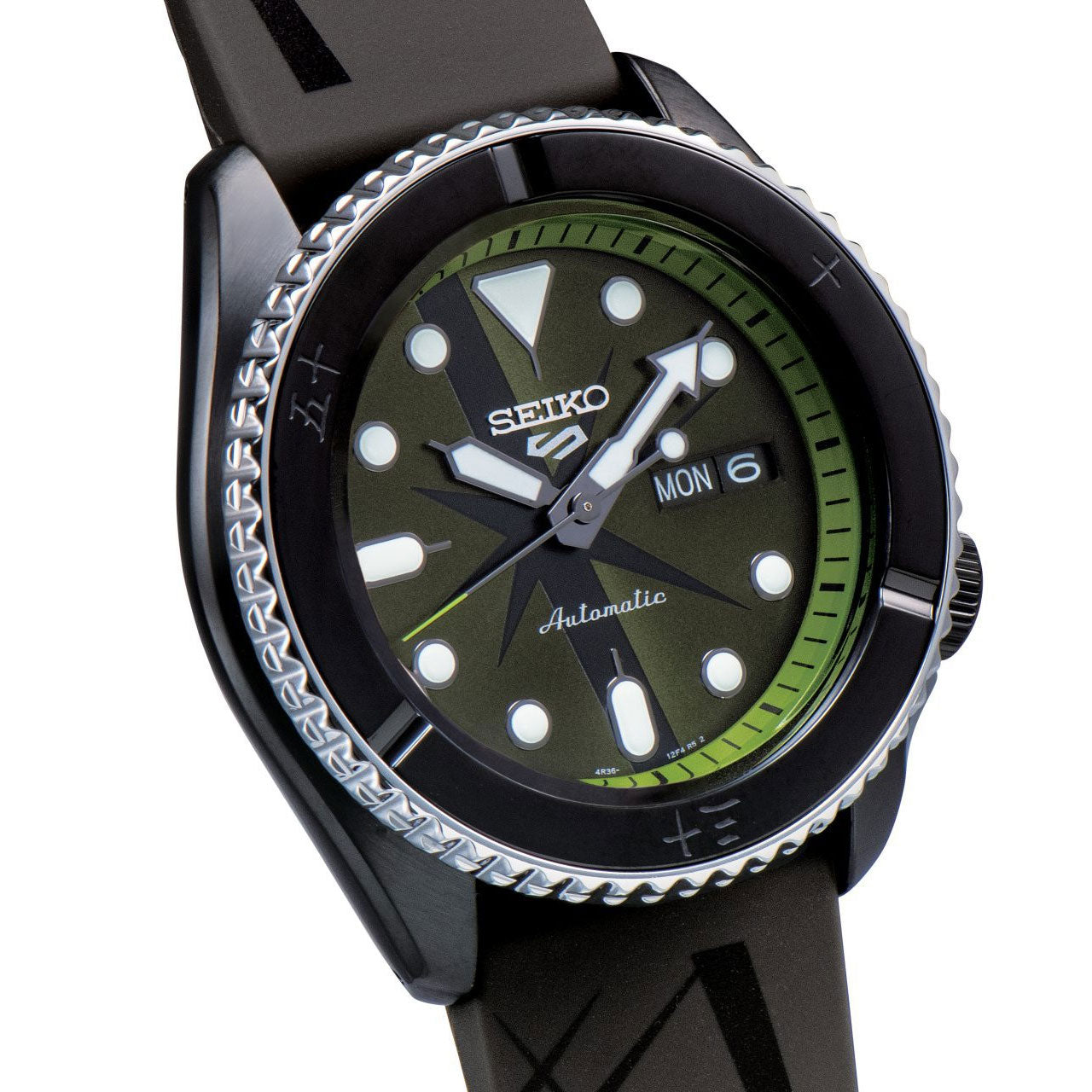 SRPH67K - Limited Edition One Piece ‘Roronoa Zoro’ Mens Seiko 5 Sports Watch
