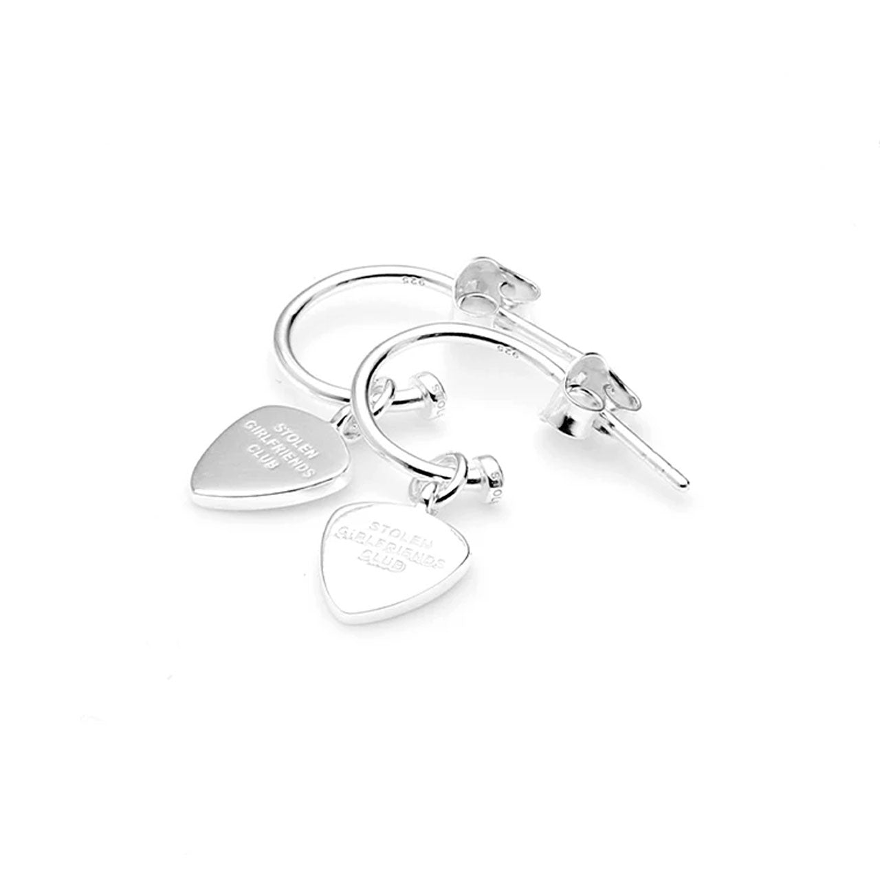 Guitar Pic Anchor Sleeper Earrings