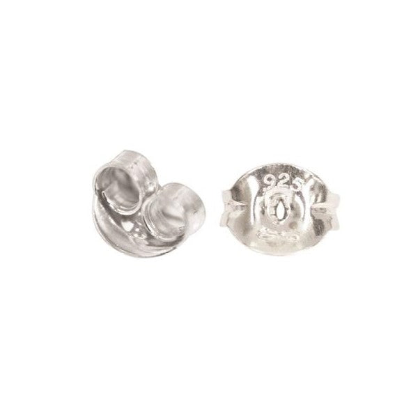 Sterling Silver Medium Earring Butterfly Backs