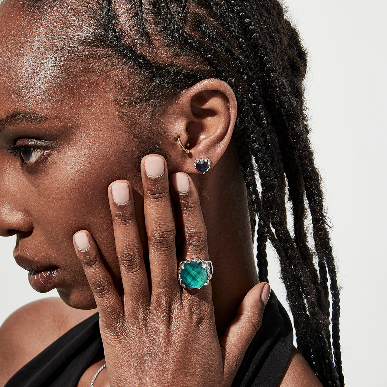 Love Claw Earrings - Mood Crystal