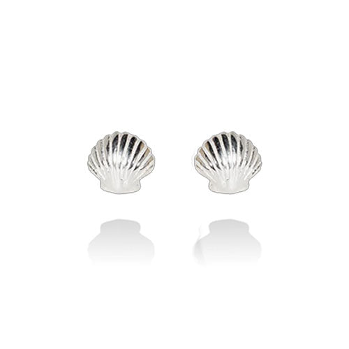 Mini Scallop Stud Earrings (Iconic)