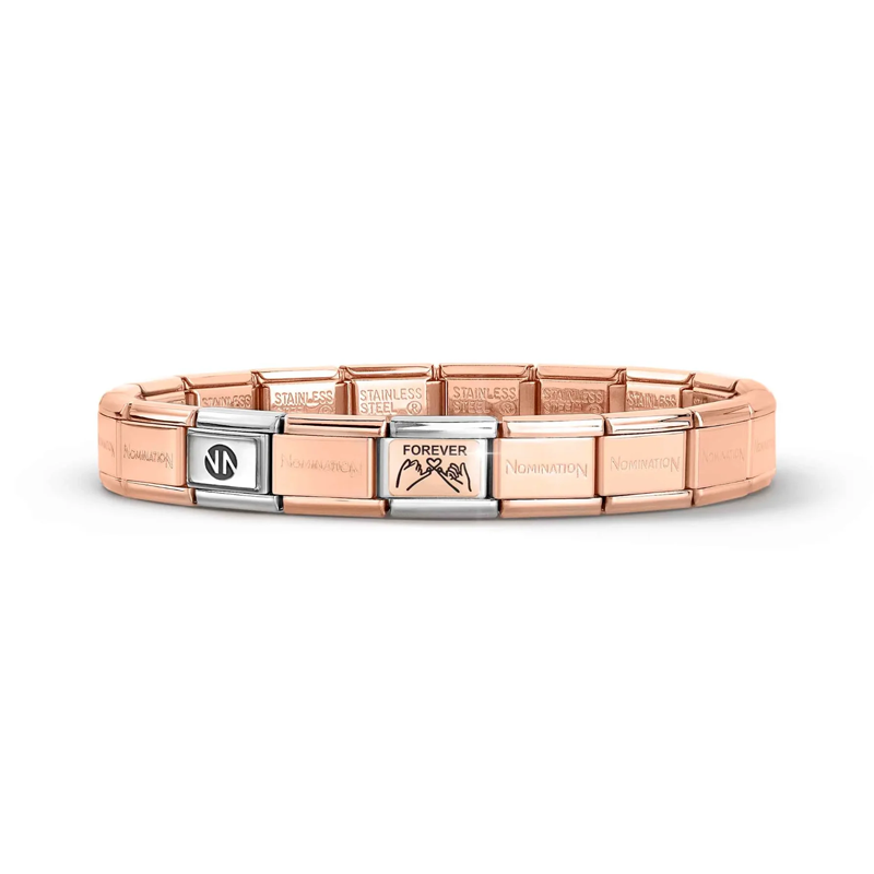 Composable Classic Bracelet Base 530301/011 Rose Gold Plated Stainless Steel