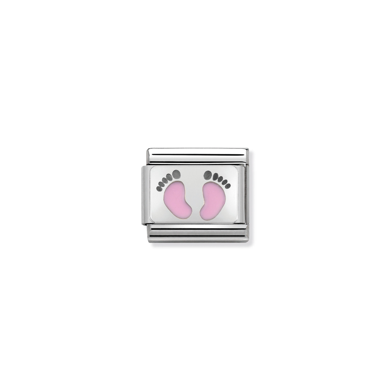 Composable Classic Link 330208/14 Pink Footprints