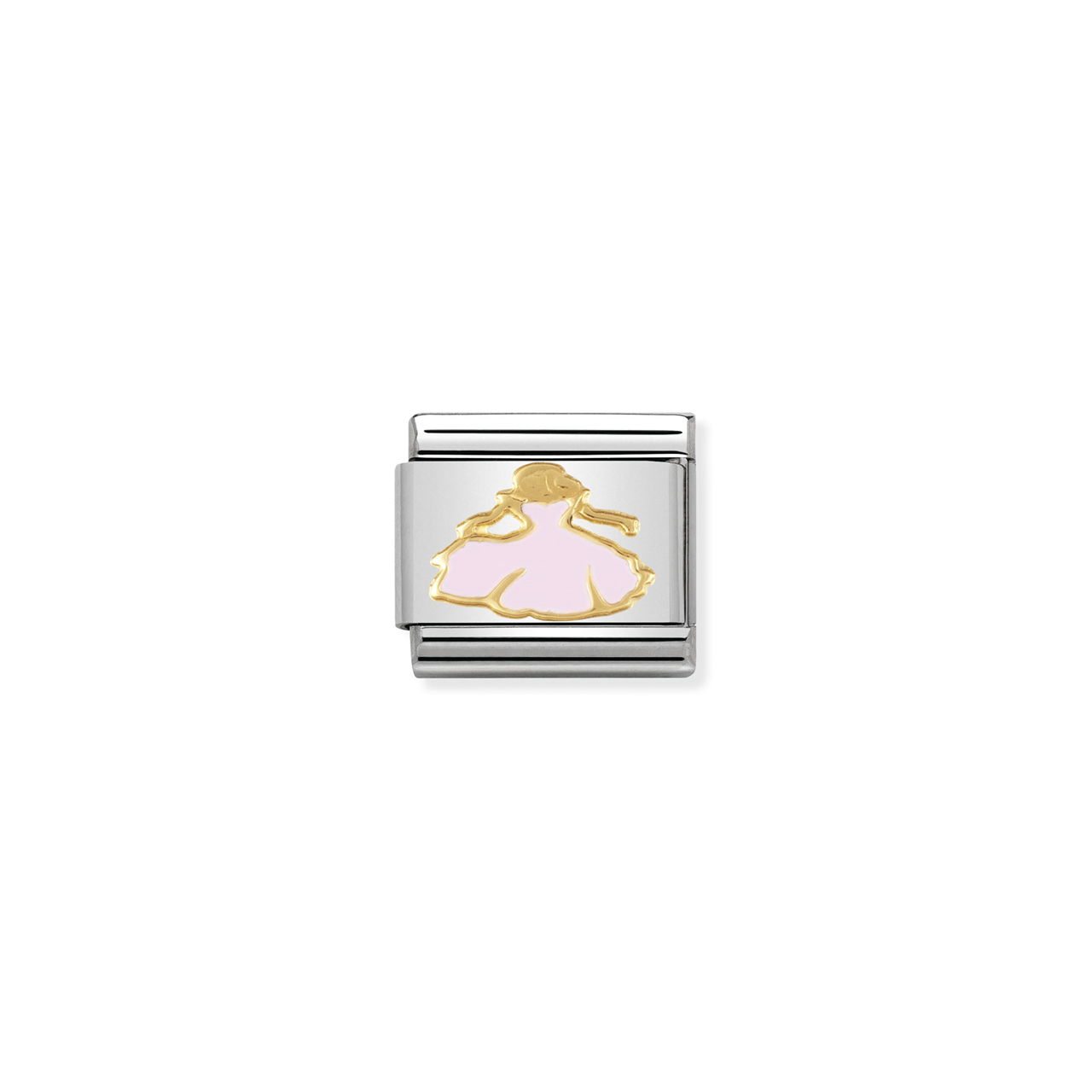 Composable Classic Link 030272/15 Princess in Enamel & 18k Gold