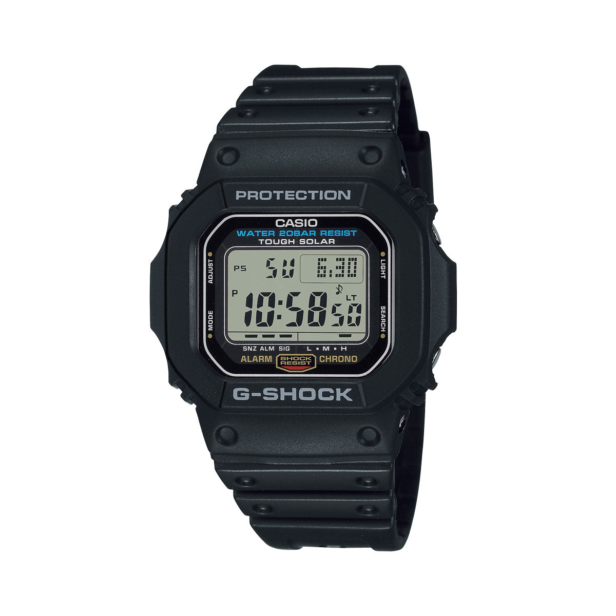 G-Shock - Black 5600 Tough Sola Series - G5600UE-1D