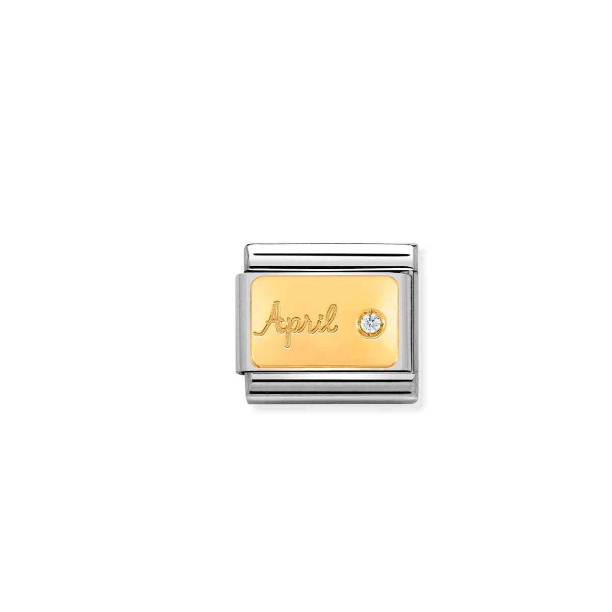 Composable Classic Link 030519/04 April Diamond In 18k Gold