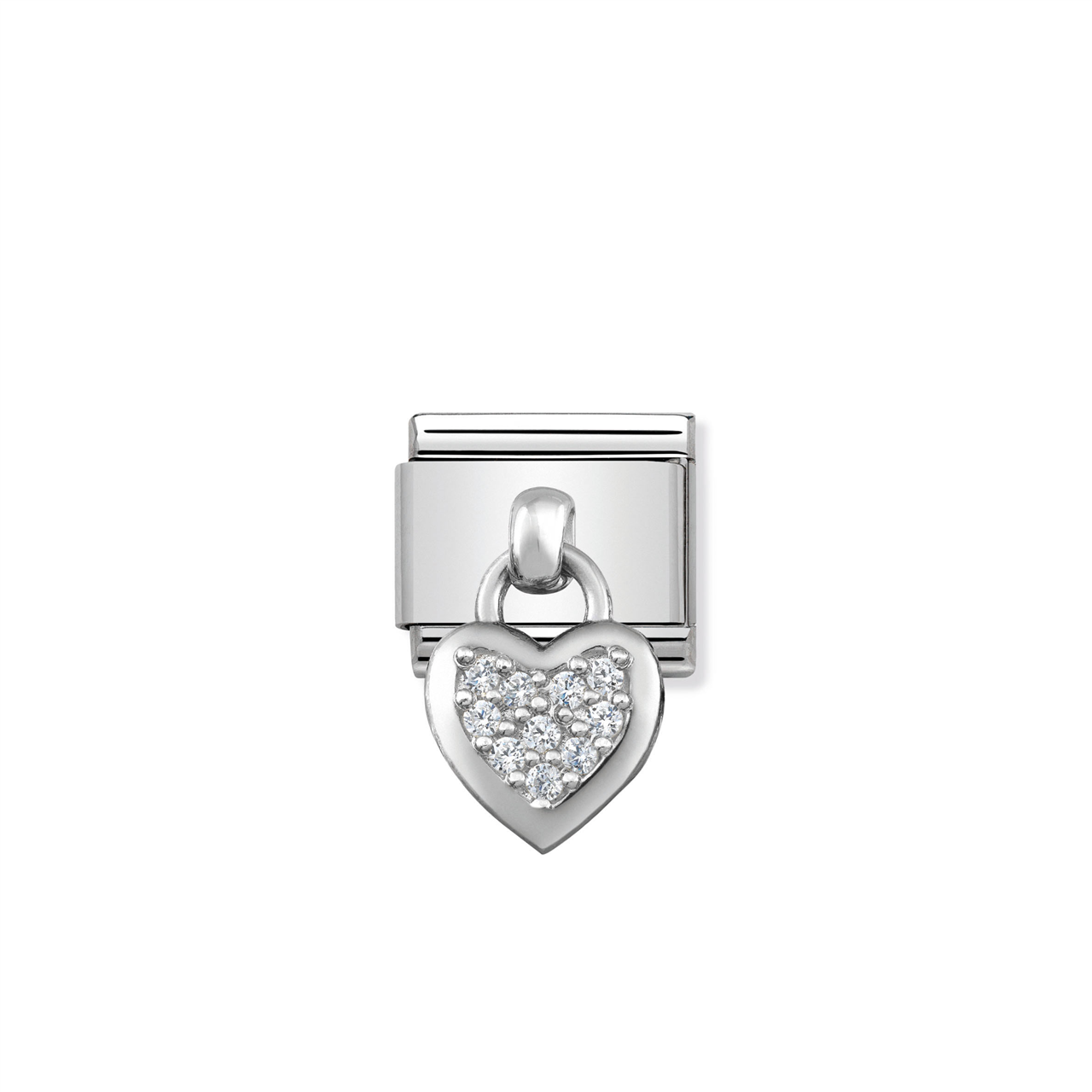 Composable Classic Link 331800/01 Silver Pendant Heart