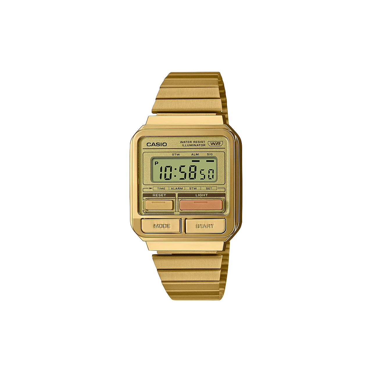 Casio Gold Retro Digital Pop Watch - A120WEG-9A
