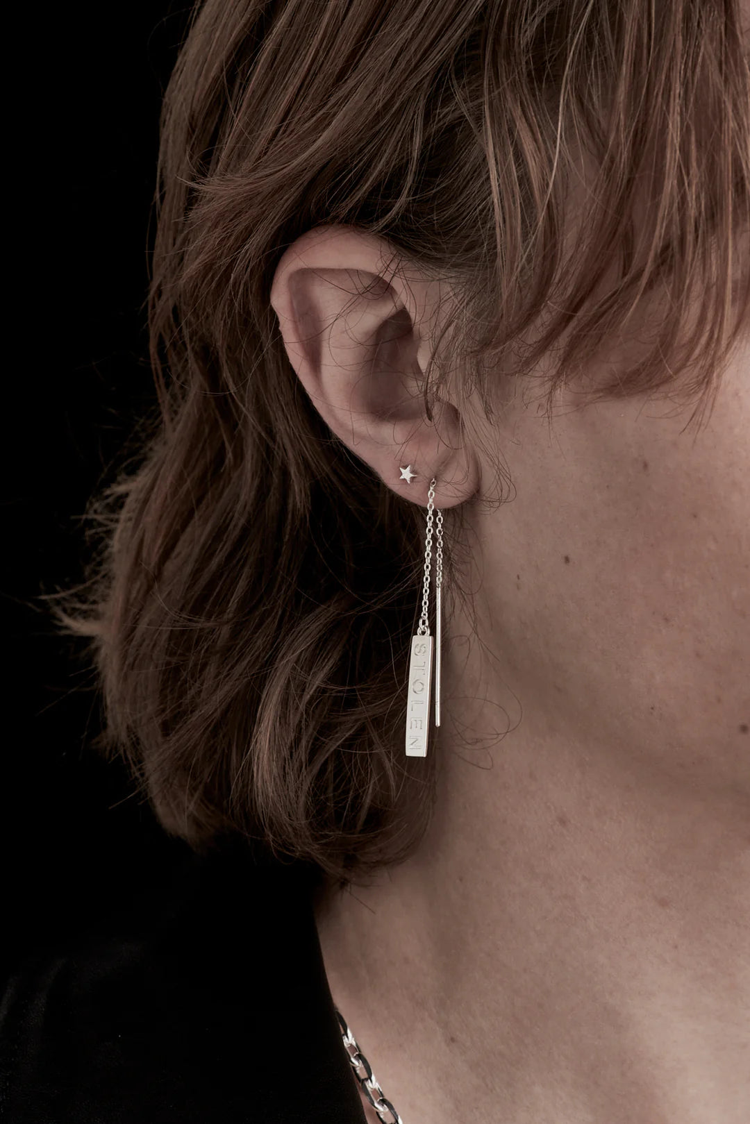 Tiny Stolen Star Earrings