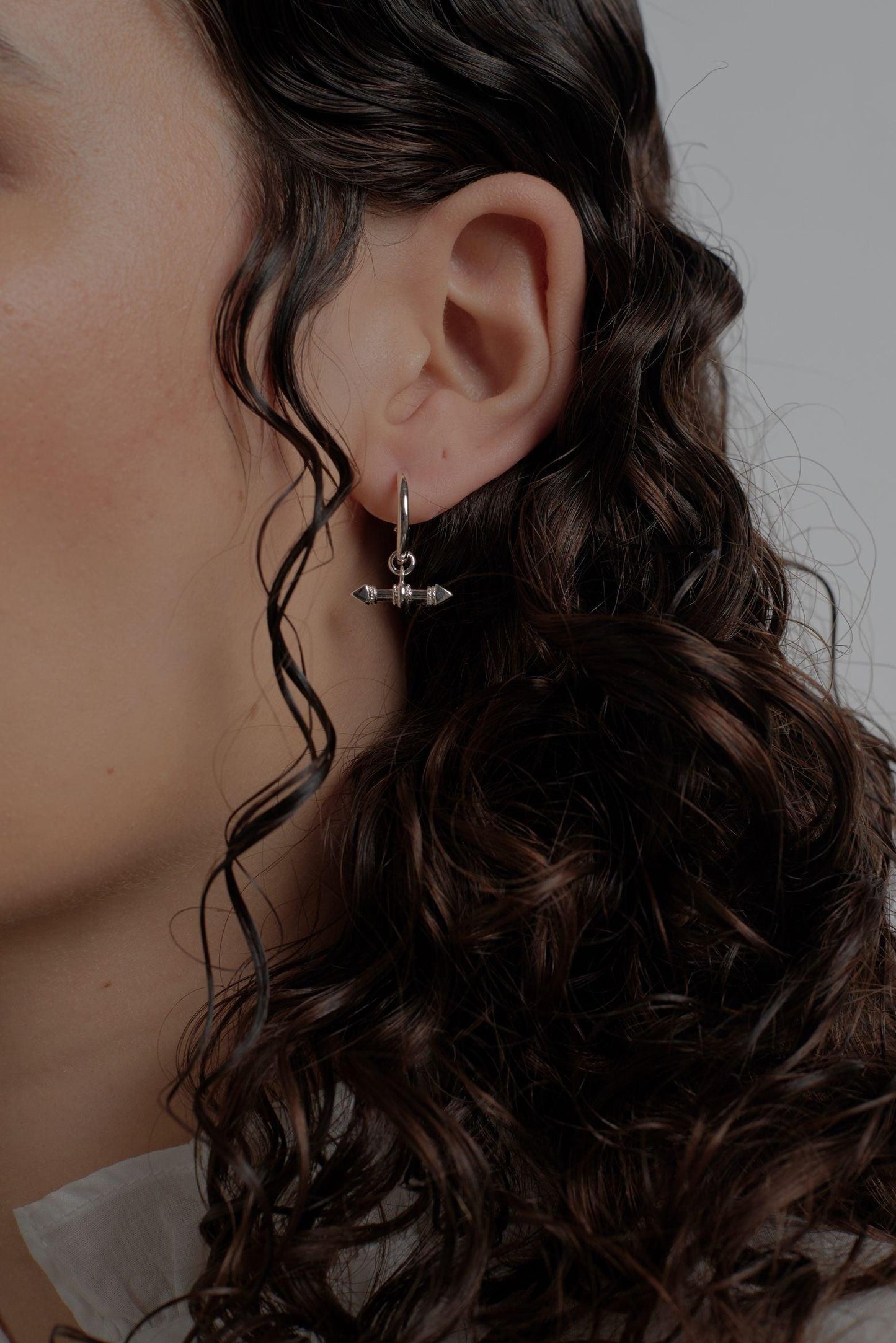 Sterling Silver Arrow Fob Earrings - Jamies Jewellers