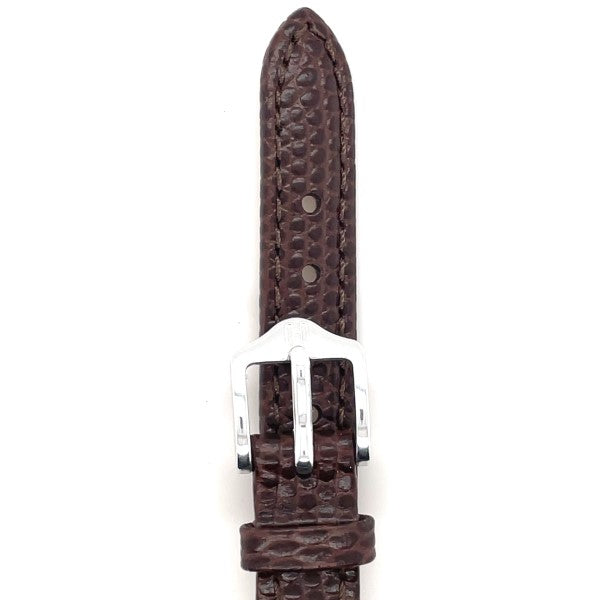 Rainbow - 12mm Brown Leather Long Watch Strap