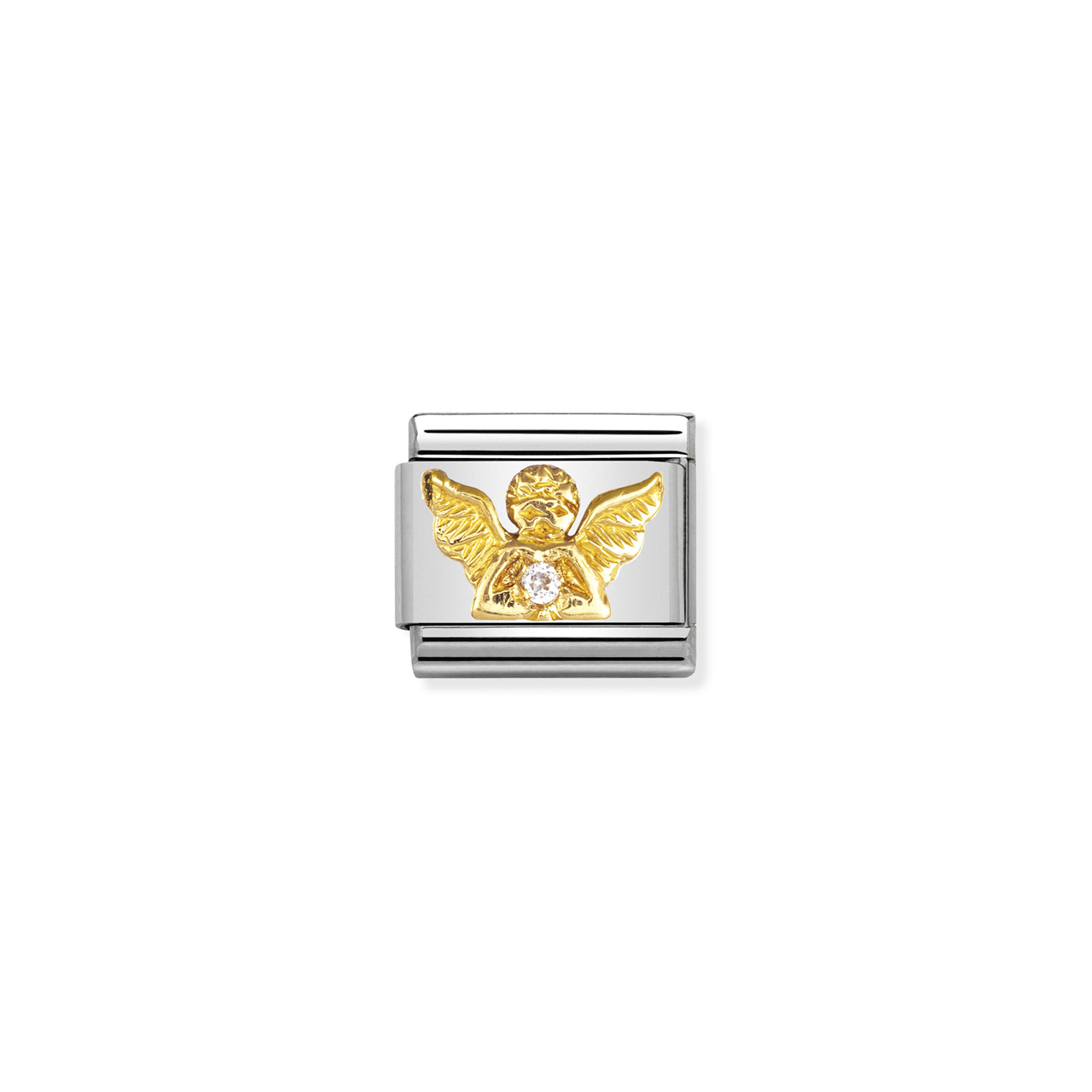 Composable Classic Link 030307/23 Angel With Stones in 18k Gold