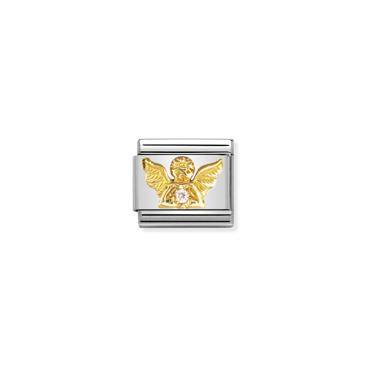 Composable Classic Link 030307/23 Angel With Stones in 18k Gold