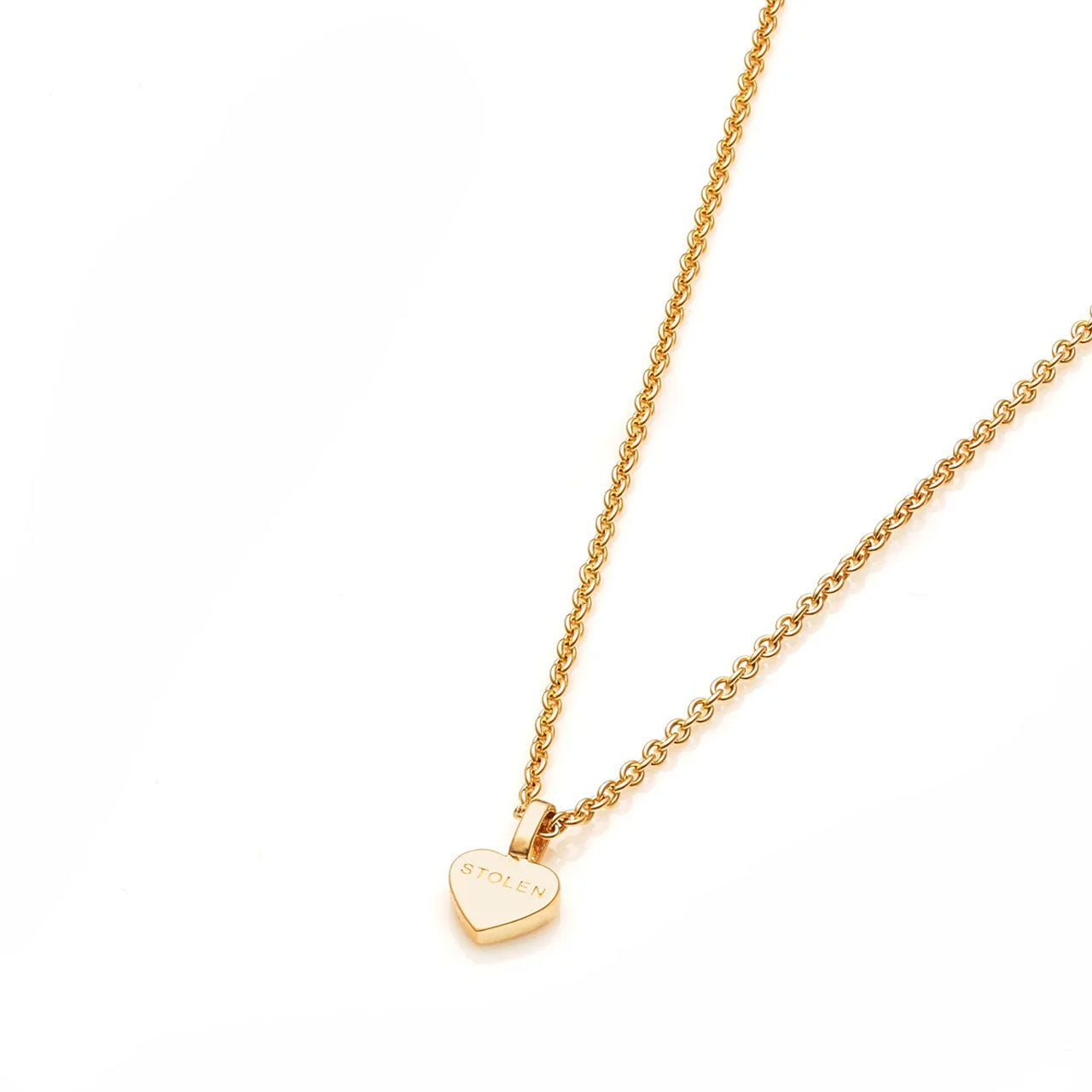 Stolen Heart Necklace - Gold Plated