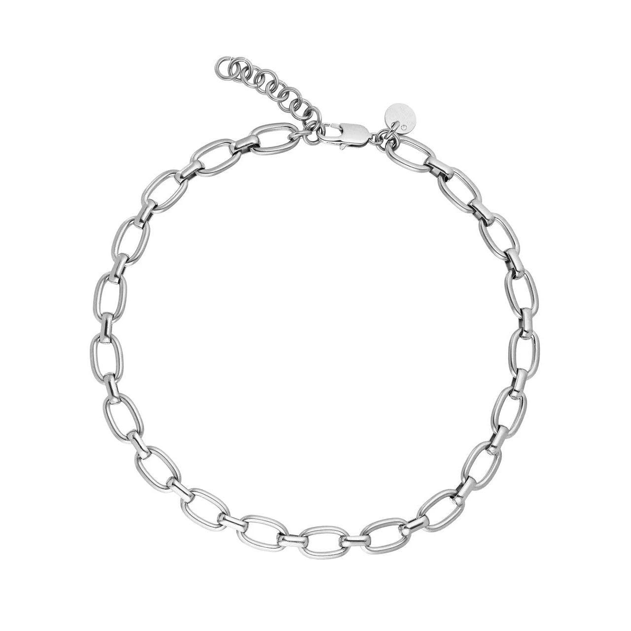 Jam Shiny Silver Necklace