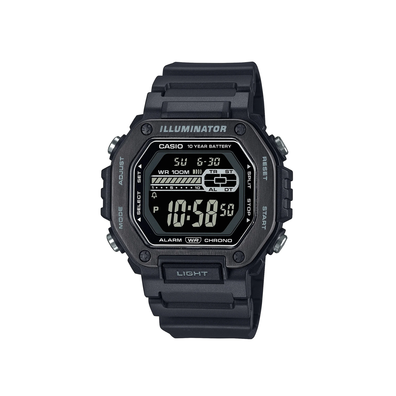 Casio Mens Digital Illuminator Watch - AE1600H-1A