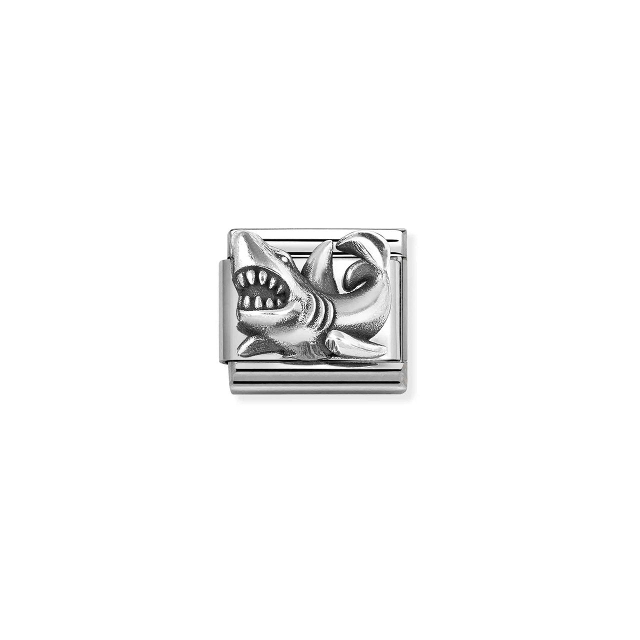 Composable Classic Link 330101/87 Shark In 925 Silver Relief