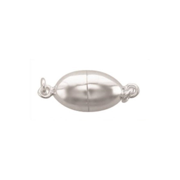 Sterling Silver 7x10mm Oval Magnetic Clasp