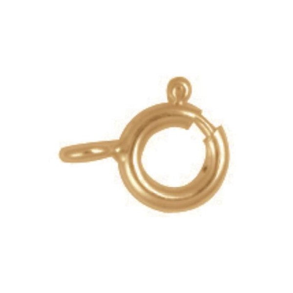 9k Yellow Gold 7mm Bolt Ring