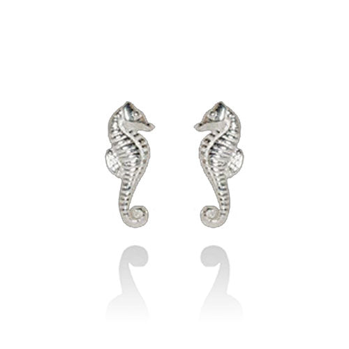 Mini Seahorse Stud Earrings (Good Luck)