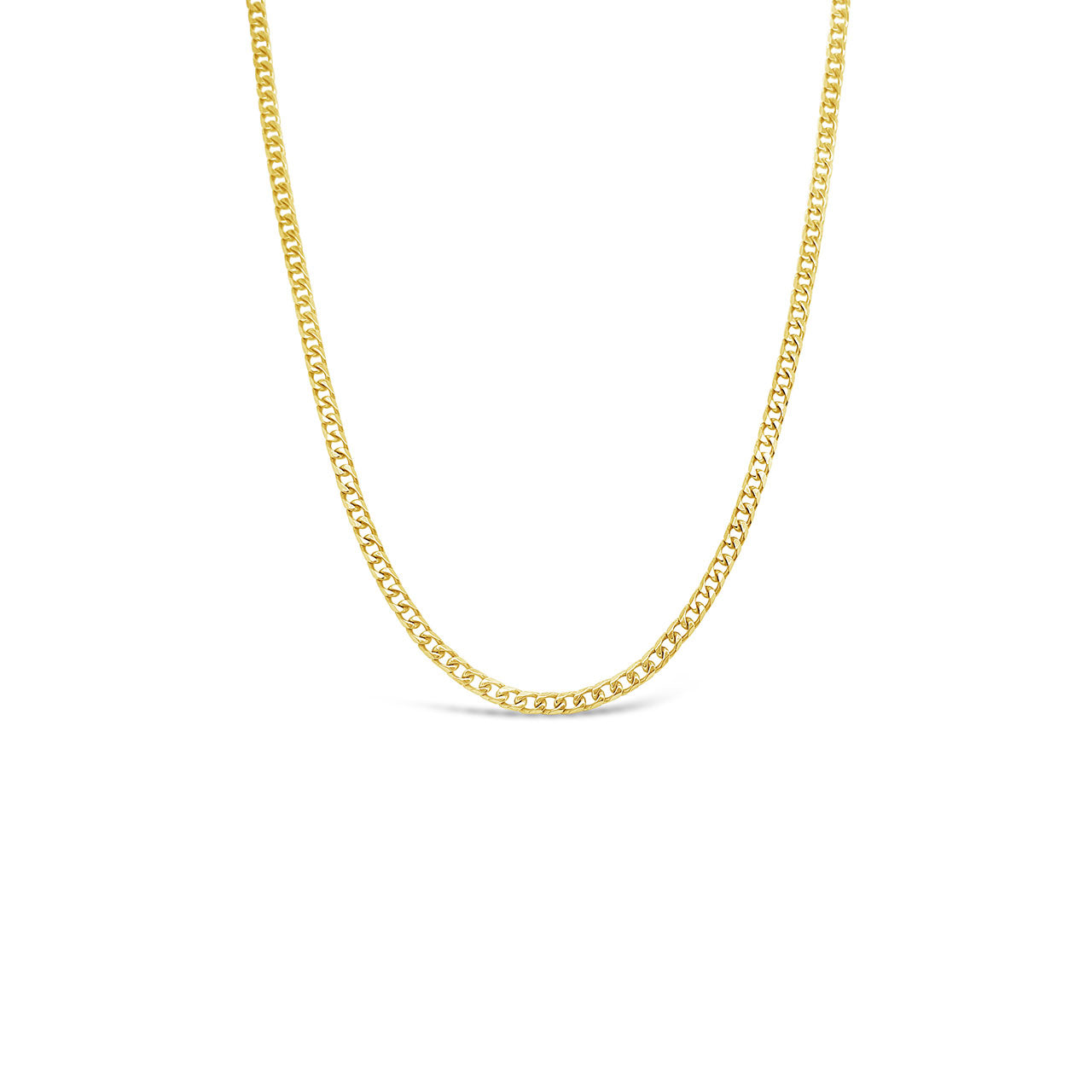 9k Yellow Gold 70cm Open Curb Chain