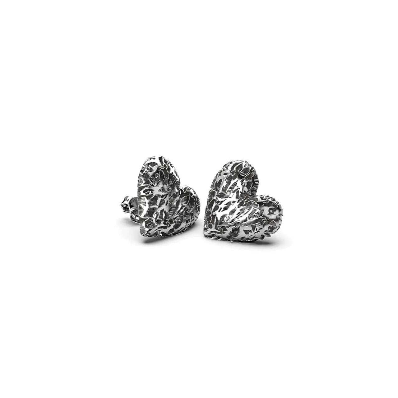 Death Metal Hearts Earrings
