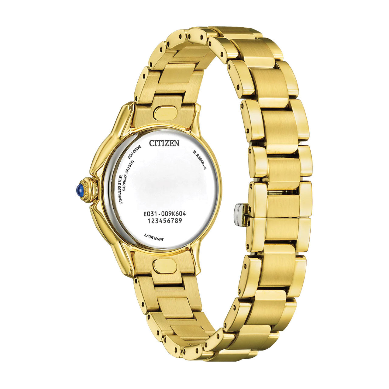Citizen - Ladies Eco-Drive Gold Plated Steel Dress Watch - EM1162-52A