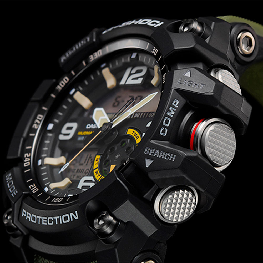 G-Shock - Green Master of G Series Mudmaster Watch - GG1000-1A3