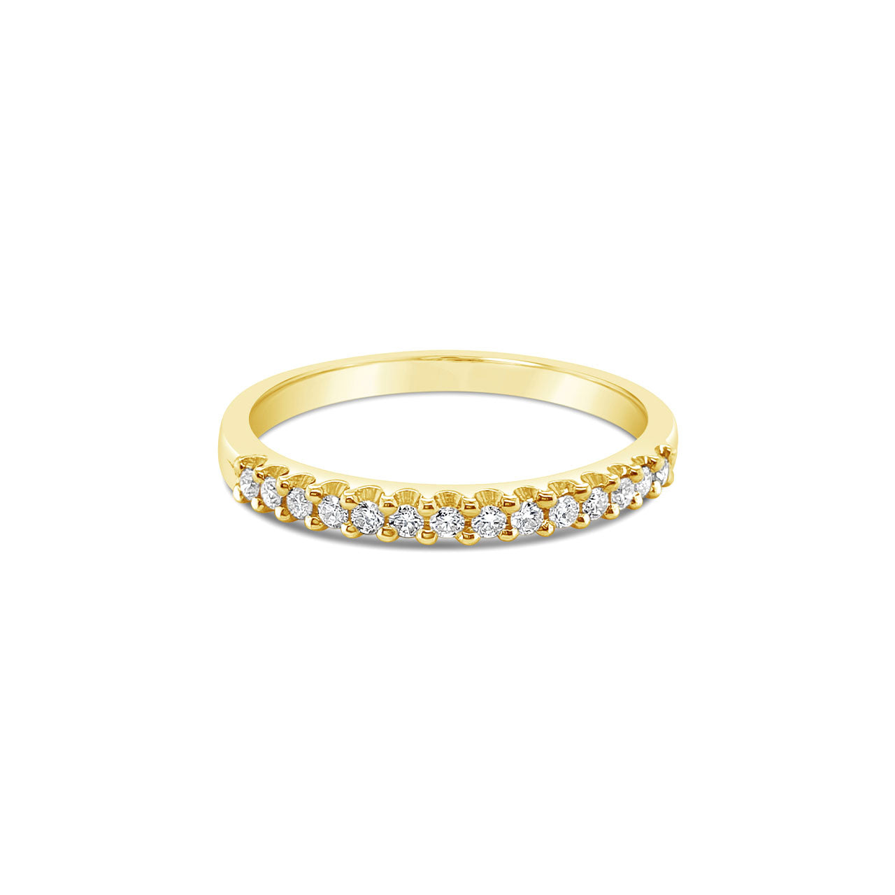 9k Yellow Gold Diamond Anniversary Band