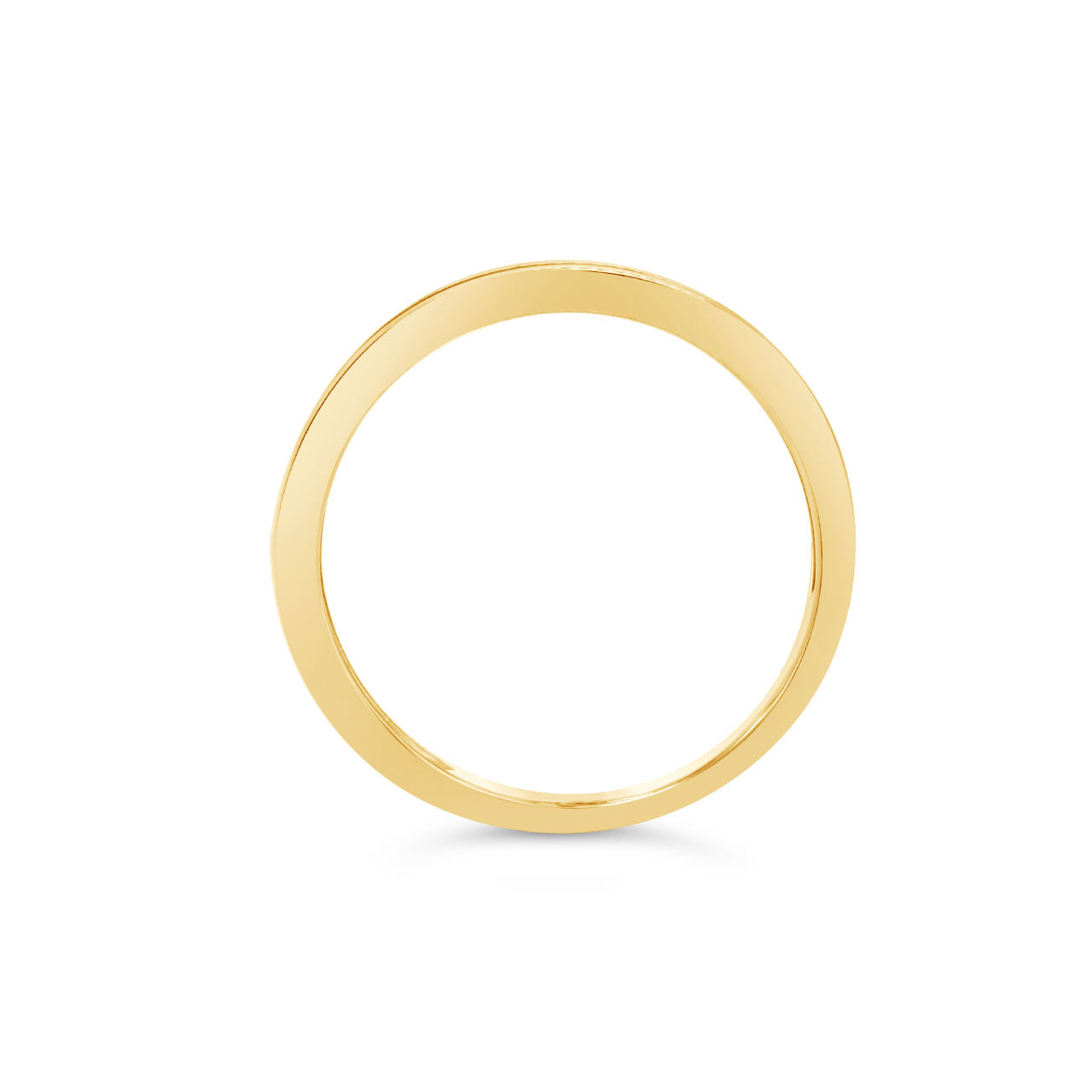 9k Yellow Gold Sapphire & Diamond Channel Set Ring