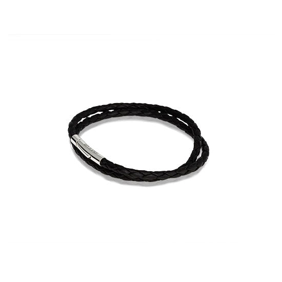 Leather Bracelet Black - 19cm