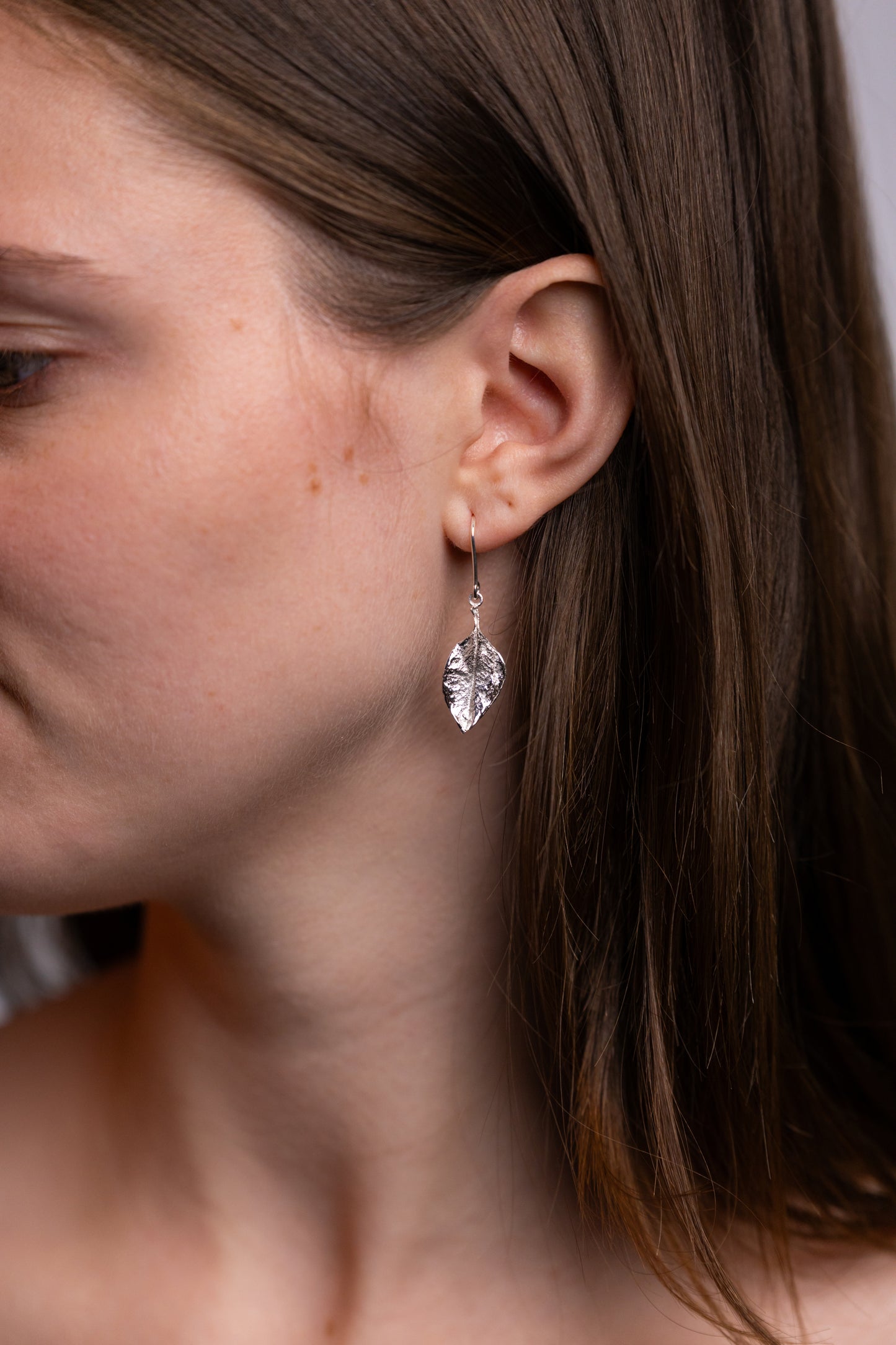 Sterling Silver Pohutukawa Drop Earrings